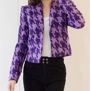 L’agence Blazer Inez Houndstooth